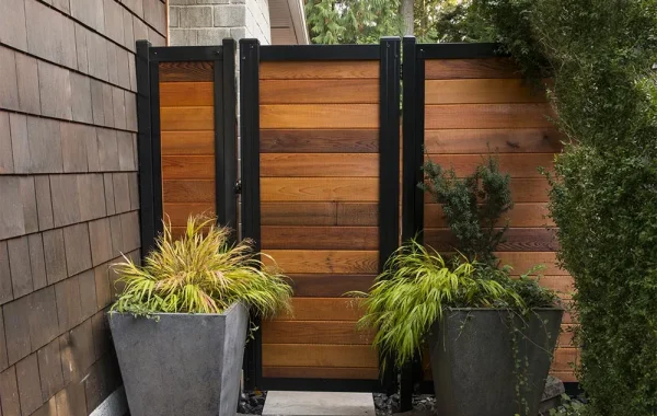 metal-frame-fence-gate